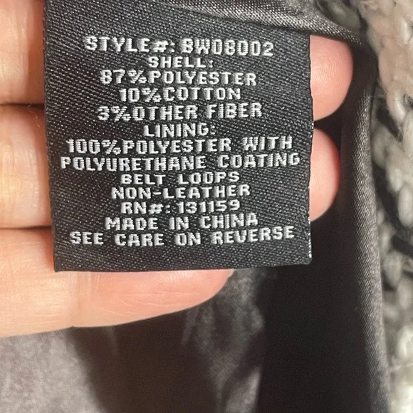 Iz Byer Black and White Trench Coat - Picture 9 of 12